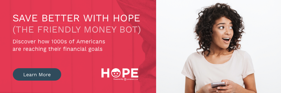 Save better with Hope the Moneybot